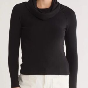 WAYF black turtleneck - XS, NWT
